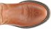 Top view of Double H Boot Mens 12 In Steel Toe Work Western